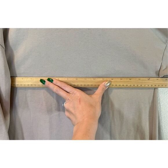 Gymshark + Whitney Simmons Tan Drop Shoulder Long Open Front Cardigan Women's XS - Picture 11 of 12